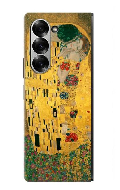 S2137 Gustav Klimt Le Baiser Etui Coque Housse pour Samsung Galaxy Z Fold 7