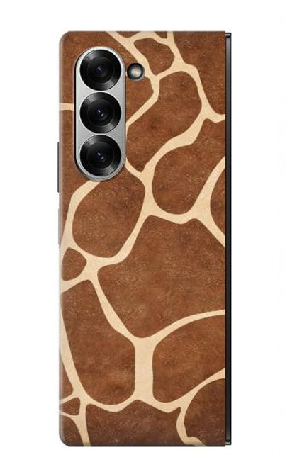 S2326 girafe Peau Etui Coque Housse pour Samsung Galaxy Z Fold 7