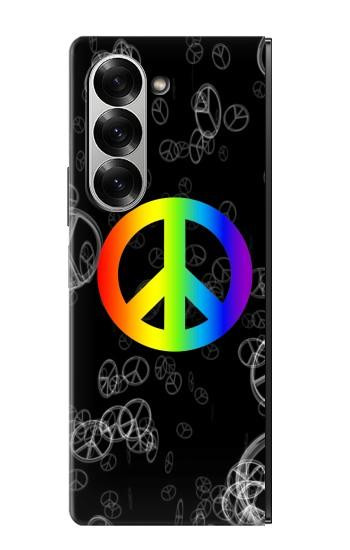 S2356 Signe de paix Etui Coque Housse pour Samsung Galaxy Z Fold 7