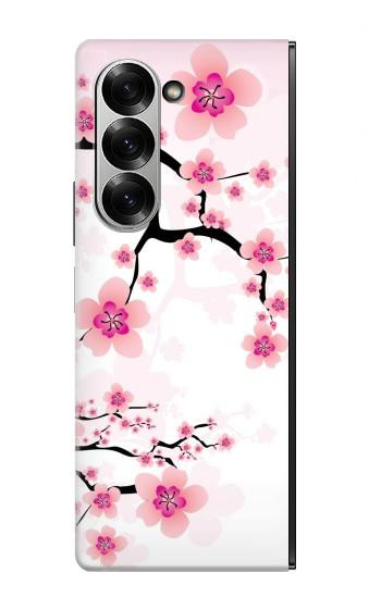 S2359 Fleur de prunier Etui Coque Housse pour Samsung Galaxy Z Fold 7