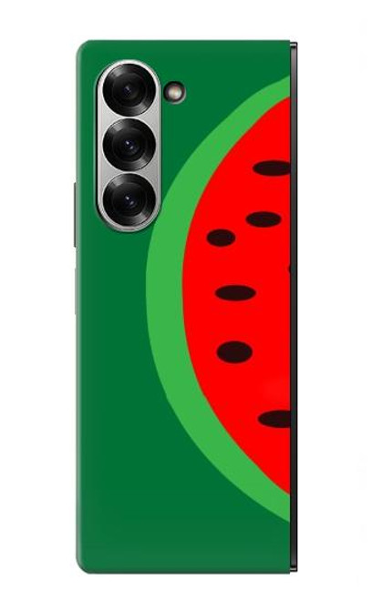 S2383 Pastèque Etui Coque Housse pour Samsung Galaxy Z Fold 7