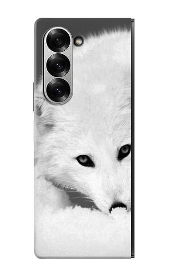 S2569 Blanc arctique Renard Etui Coque Housse pour Samsung Galaxy Z Fold 7