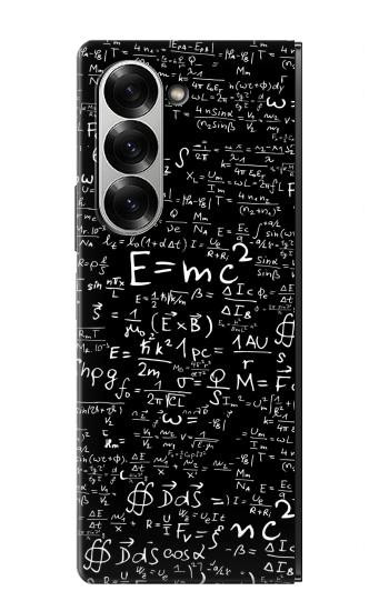S2574 Mathématiques Physique Noirboard équation Etui Coque Housse pour Samsung Galaxy Z Fold 7