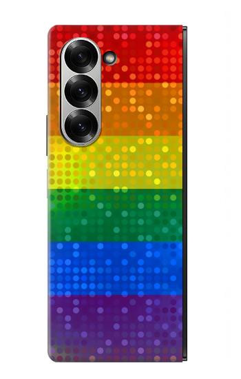 S2683 Arc en ciel Fierté LGBT Drapeau Etui Coque Housse pour Samsung Galaxy Z Fold 7