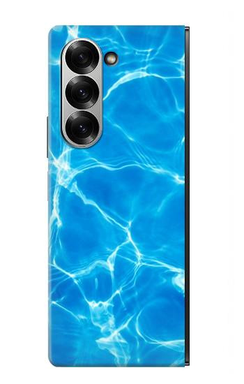 S2788 Bleu Piscine d'eau Etui Coque Housse pour Samsung Galaxy Z Fold 7