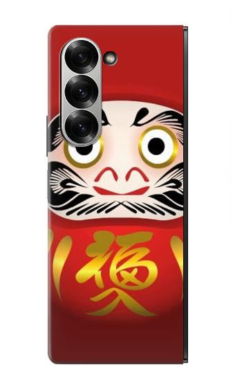 S2839 Japon Daruma Poupée Etui Coque Housse pour Samsung Galaxy Z Fold 7