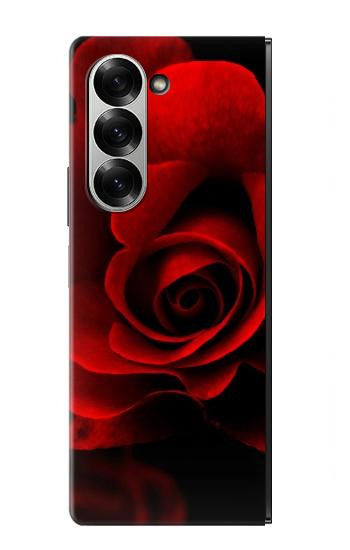 S2898 Rouge Rose Etui Coque Housse pour Samsung Galaxy Z Fold 7