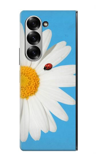 S3043 Coccinelle Daisy millésimé Etui Coque Housse pour Samsung Galaxy Z Fold 7