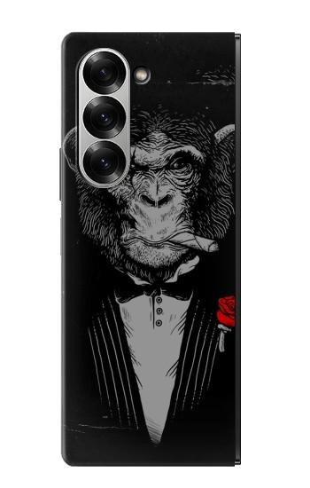 S3167 Singe drôle Dieu le Père Etui Coque Housse pour Samsung Galaxy Z Fold 7