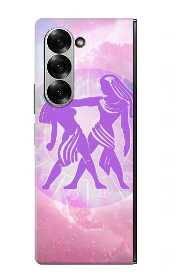 S3259 Zodiaque Gémeaux Etui Coque Housse pour Samsung Galaxy Z Fold 7