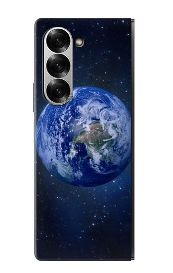 S3430 Bleu planète Etui Coque Housse pour Samsung Galaxy Z Fold 7