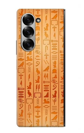 S3440 Hiéroglyphes égyptiens Etui Coque Housse pour Samsung Galaxy Z Fold 7