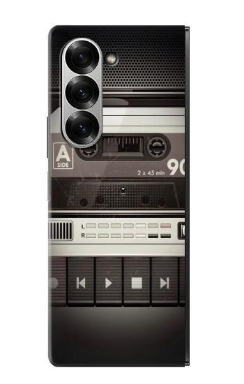 S3501 Lecteur cassette millésimé Etui Coque Housse pour Samsung Galaxy Z Fold 7