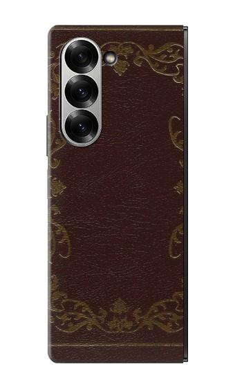 S3553 Couverture Livre millésimé Etui Coque Housse pour Samsung Galaxy Z Fold 7