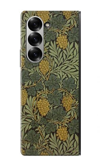 S3662 William Morris Vine Pattern Etui Coque Housse pour Samsung Galaxy Z Fold 7