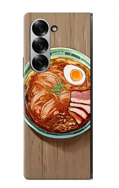 S3756 Nouilles ramen Etui Coque Housse pour Samsung Galaxy Z Fold 7