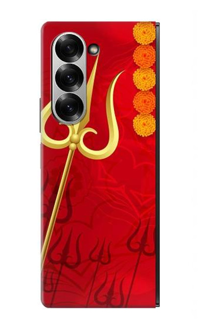 S3788 Shiv Trishul Etui Coque Housse pour Samsung Galaxy Z Fold 7