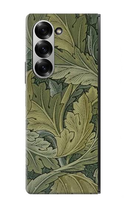 S3790 William Morris Acanthus Leaves Etui Coque Housse pour Samsung Galaxy Z Fold 7