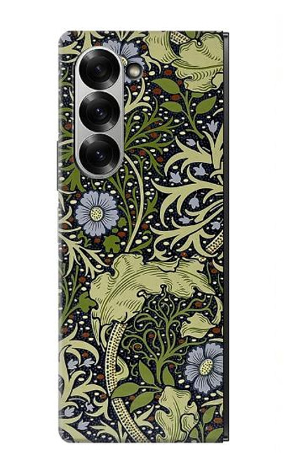 S3792 William Morris Etui Coque Housse pour Samsung Galaxy Z Fold 7