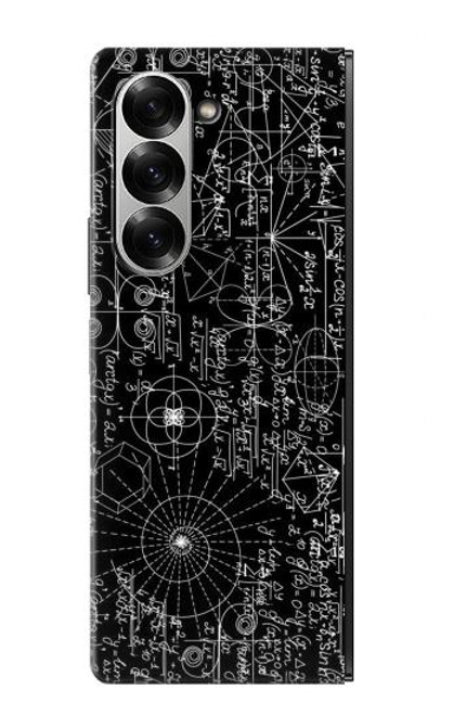 S3808 Tableau noir de mathématiques Etui Coque Housse pour Samsung Galaxy Z Fold 7