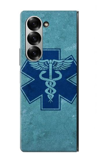 S3824 Symbole Médical Caducée Etui Coque Housse pour Samsung Galaxy Z Fold 7
