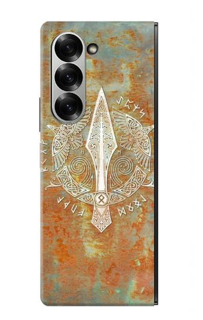 S3827 Lance Gungnir d'Odin Norse Viking Symbol Etui Coque Housse pour Samsung Galaxy Z Fold 7