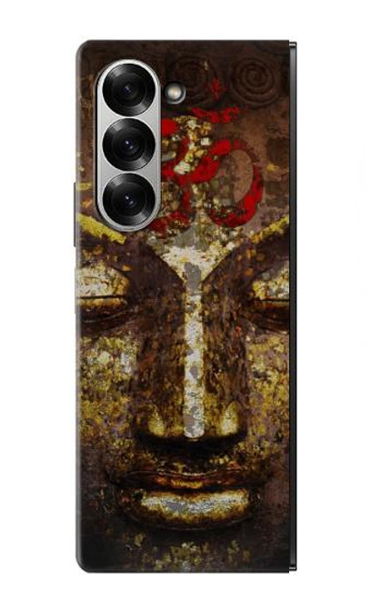 S3874 Symbole Ohm du visage de Bouddha Etui Coque Housse pour Samsung Galaxy Z Fold 7