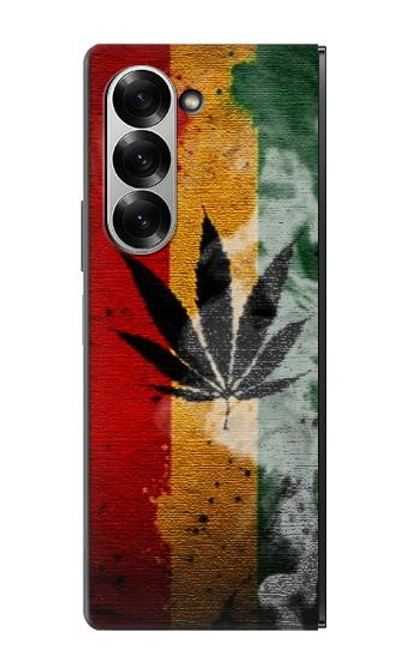 S3890 Drapeau Rasta Reggae Fumée Etui Coque Housse pour Samsung Galaxy Z Fold 7