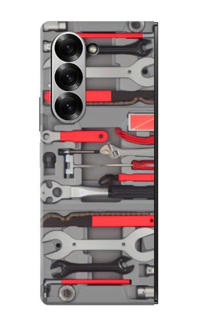 S3921 Outil de réparation de vélo Peinture graphique Etui Coque Housse pour Samsung Galaxy Z Fold 7