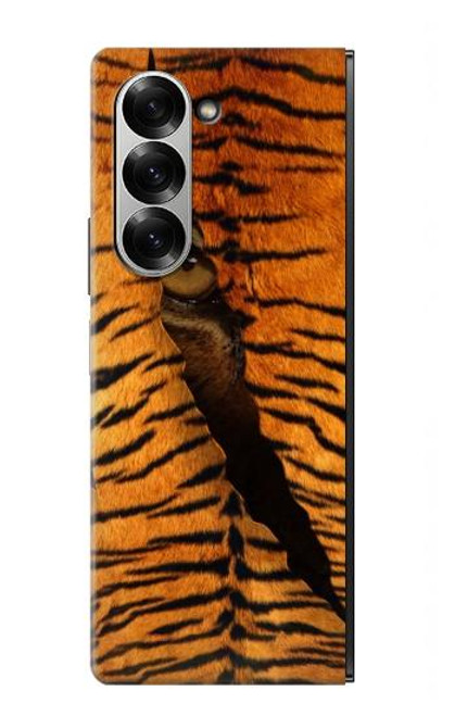 S3951 Marques de larme d'oeil de tigre Etui Coque Housse pour Samsung Galaxy Z Fold 7