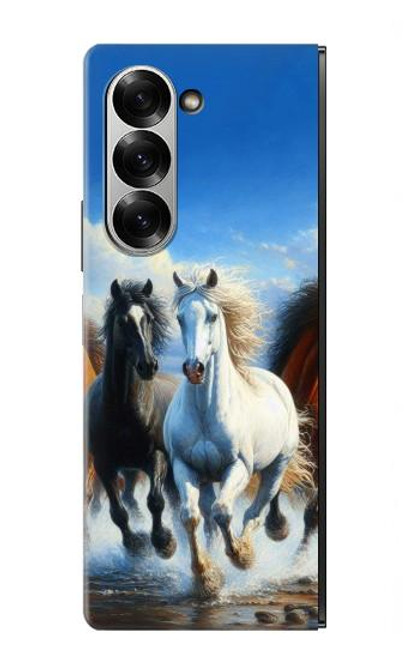 S3996 Cheval courant Etui Coque Housse pour Samsung Galaxy Z Fold 7
