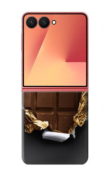 S0270 chocolat Etui Coque Housse pour Samsung Galaxy Z Flip 7
