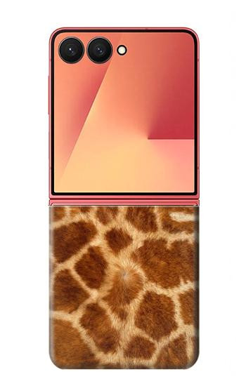 S0422 girafe Peau Etui Coque Housse pour Samsung Galaxy Z Flip 7