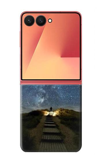 S0734 Stairway to Heaven Islande Etui Coque Housse pour Samsung Galaxy Z Flip 7