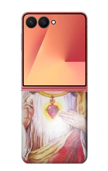 S0798 Jésus Etui Coque Housse pour Samsung Galaxy Z Flip 7