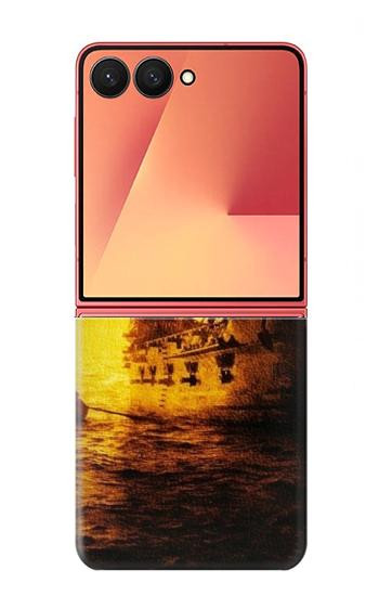 S0841 Pirates Perle noire Etui Coque Housse pour Samsung Galaxy Z Flip 7