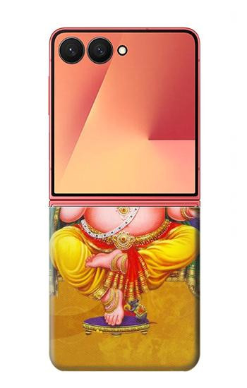 S0896 Ganesh Seigneur Dieu hindou Etui Coque Housse pour Samsung Galaxy Z Flip 7