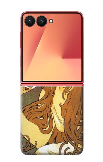 S0969 Alphonse Mucha Job Etui Coque Housse pour Samsung Galaxy Z Flip 7