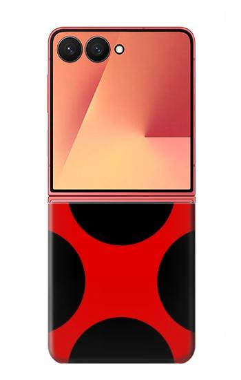 S1829 Motif Coccinelles Dot Etui Coque Housse pour Samsung Galaxy Z Flip 7