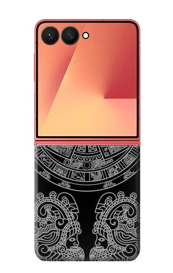 S1838 Motif maya Etui Coque Housse pour Samsung Galaxy Z Flip 7