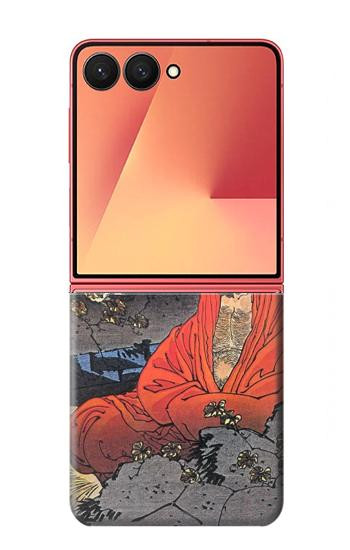 S2234 Maître Zen Bodhidharma Yoshitoshi Etui Coque Housse pour Samsung Galaxy Z Flip 7