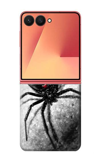 S2386 Noir Veuve Etui Coque Housse pour Samsung Galaxy Z Flip 7