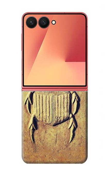 S2401 Scarabée égyptien Beetle imprimé graphique Etui Coque Housse pour Samsung Galaxy Z Flip 7