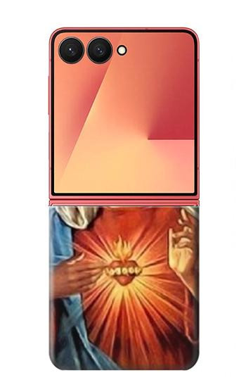 S2420 La Vierge Marie Santa Maria Etui Coque Housse pour Samsung Galaxy Z Flip 7