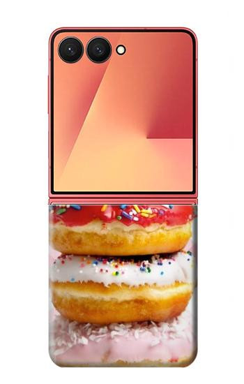 S2431 Fantaisie douce Donuts Etui Coque Housse pour Samsung Galaxy Z Flip 7