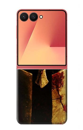 S2439 Guerrier spartiate Casque Etui Coque Housse pour Samsung Galaxy Z Flip 7