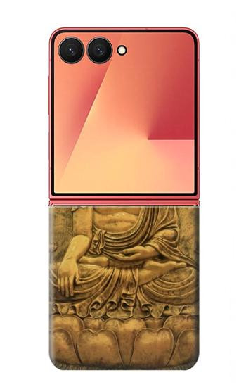 S2452 Bouddha Bas relief Art Imprimé Graphique Etui Coque Housse pour Samsung Galaxy Z Flip 7