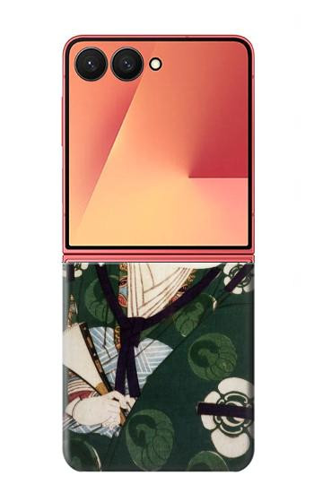 S2498 Japon Art toyohara kunichika Etui Coque Housse pour Samsung Galaxy Z Flip 7