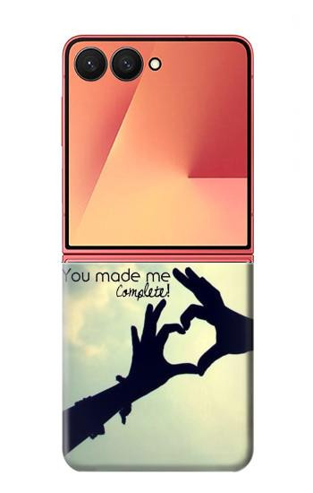 S2640 Vous avez fait de moi l'amour complet Etui Coque Housse pour Samsung Galaxy Z Flip 7