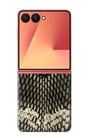 S2711 King Cobra Serpent Imprimé graphique Peau Etui Coque Housse pour Samsung Galaxy Z Flip 7